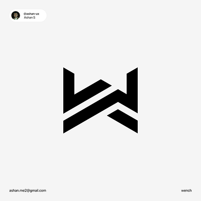 Wench brand brand guidelines brand identity branding graphic design logo logo design minimal monogram style guideline visual design