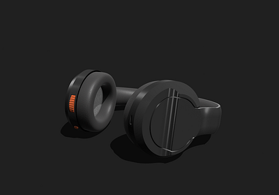 Headphones | 3D modeling | Industrial design | Shapr3D 3d 3d design 3d model 3d modeling 3d render branding cad design industrial design product design render
