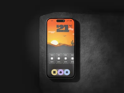 Weather app concept app design mobile ui ux