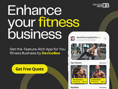 Fitness and Gym App Development app development dubai devicebee fitness app gym app dubai mobile app developer dubai