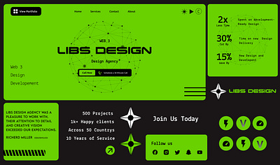 Digital service agency landing page app design landing page product design ui uiux ux web design website design