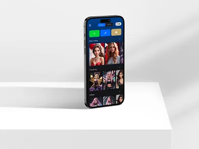 Faceswap App app design faceswap ios kit mobile morphify template ui