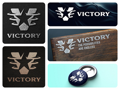 Victory logo branding letter v logo logo designer victory logo