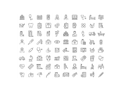 80 Healthcare Vector Icons health healthcare healthcare icon icon design icon set icons download vector icon