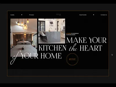 INFINITE | Website | Redesign | Concept animation branding design gallery graphic design kitchens landing minimal scroll typography ui uprock ux web website