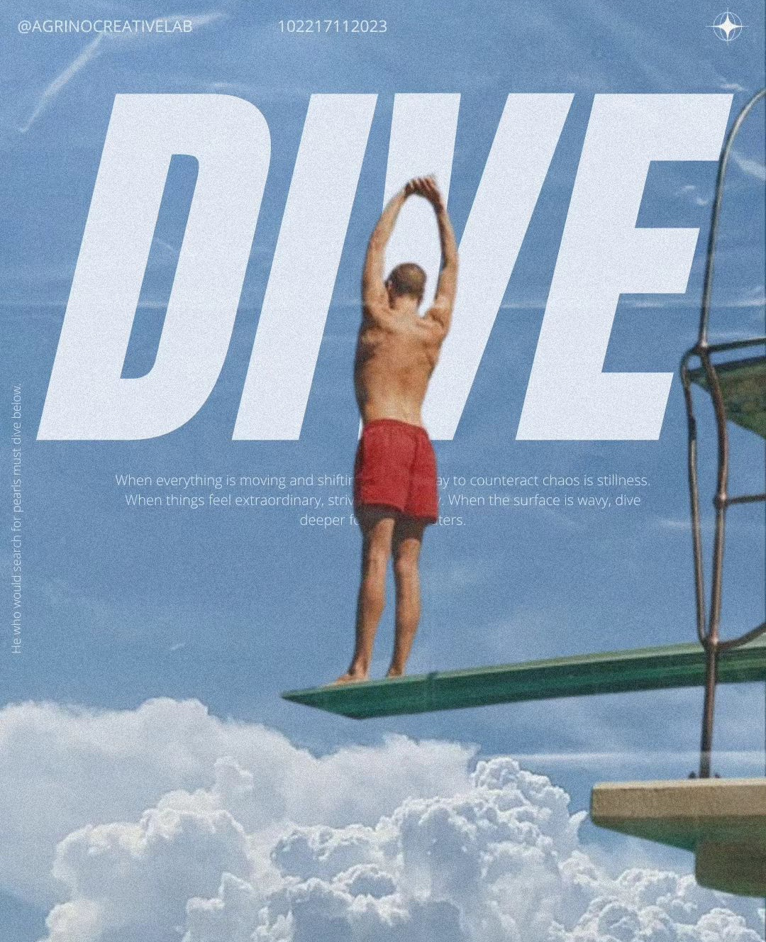 DIVE Poster by Agrino Design Lab on Dribbble