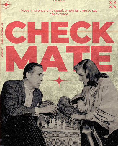 CHECK MATE Poster banner branding design flyer graphic design poster template typography
