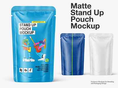 Matte Stand-Up Pouch Mockup 3d design download free mockup matte pouch mock up mockup mockup download mockup tools paper pouch pouch psd smart objekt