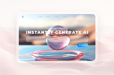 AI image generator UI app branding colors design experience illustration logo ui ux