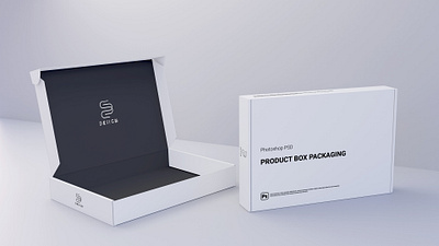 Free Product/Mailer box PSD template 3d blender box brand identity branding download free freebie graphic design mockup photoshop product psd template visual visual identity visualization
