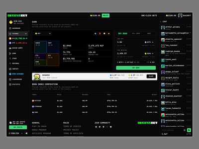 DegensBet - Earn Crypto / Futures blockchain chart coins crypto dashboard degens earn finance futures game gaming nft pixel pixel art stake trading web3 yield