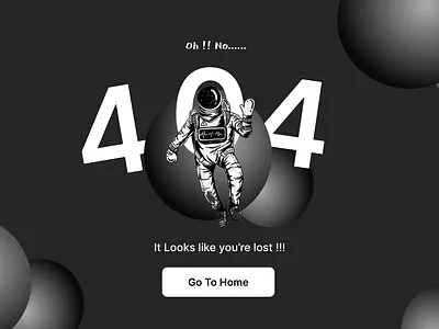 404 Page dailyui dailyuichallenge ui uiux