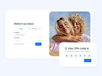 Dashboard - login🎗️ 2fa clean code dashboard e mail flat login password screen ui user ux white