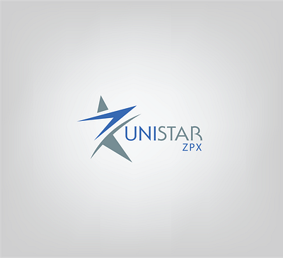 UNISTAR ZPX branding graphic design logo