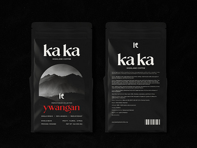 Ka Ka Highland Coffee brand identity branding design graphic design label label design logo logodesign packaging packaging design visual identity