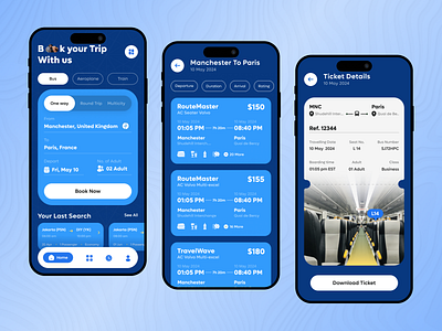 Bus Ticket Booking App UI Design app ui booking app booking tickets bus bus app bus booking bus booking app mobile app mobile app design public transport public transport app ticket booking ticket booking app tickets app transport app