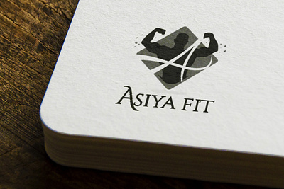 Composite Logo - Asiya Fit Logo Design brand branding graphic design logo logo design visual design visual identity