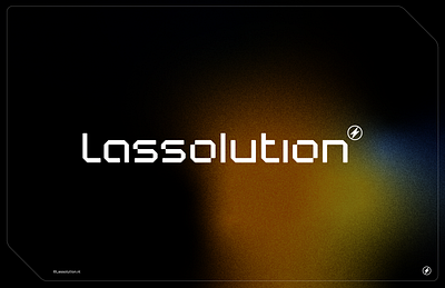 Lassolution branding design designer graphic design groningen logo
