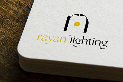 Abstract Logo - Rayan Lighting Logo Design brand branding graphic design illustrator logo logo design visual design visual identity