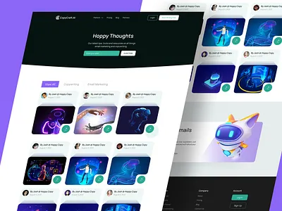 CopyCraft.AI - Email Copywriter Website Design ai