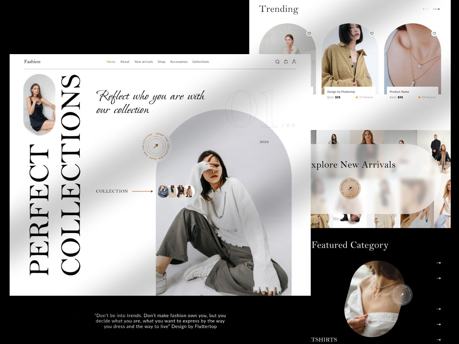 Clothes Ecommerce Website Design by Rishabh Rai for Fluttertop UIUX Clothes Ecommerce Website Design by Rishabh Rai for Fluttertop UIUX