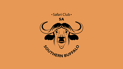 Logo for safari club abstract animals buffalo emblem graphic design logo logo design logotype minimal nature safari tour trip