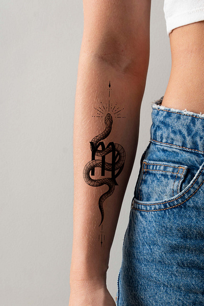 Tatuaż design graphic design illustration illustrator mockup snake tattoo vector