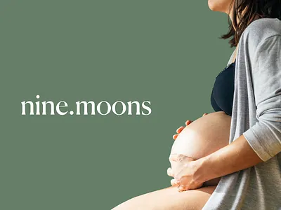 nine.moons app & website design app design branding fitness health health app pregnancy pregnancy app product design recipe recipes tracking ui uiux design web design website website design