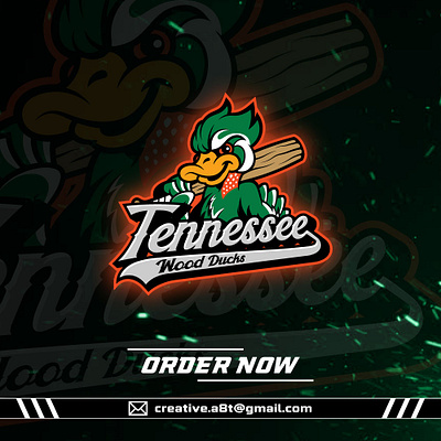 Tennessee Wood Duck logo artoftheday brandidentity character design creative design design inspiration design life graphic design graphicdesigner illustration logo logo design mascot logo modern logo sports logo vectorart visualidentity