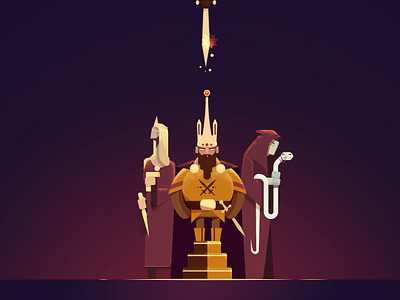 Crusader Kings III : Fan Art 2d illustration modern vector
