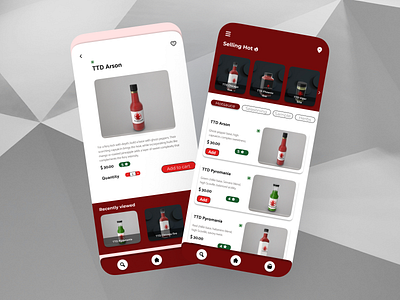 The Third Degree Hotsauce App UI app design logo ui ui design