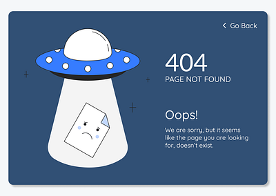 404 Page Design graphic design ui uidaily