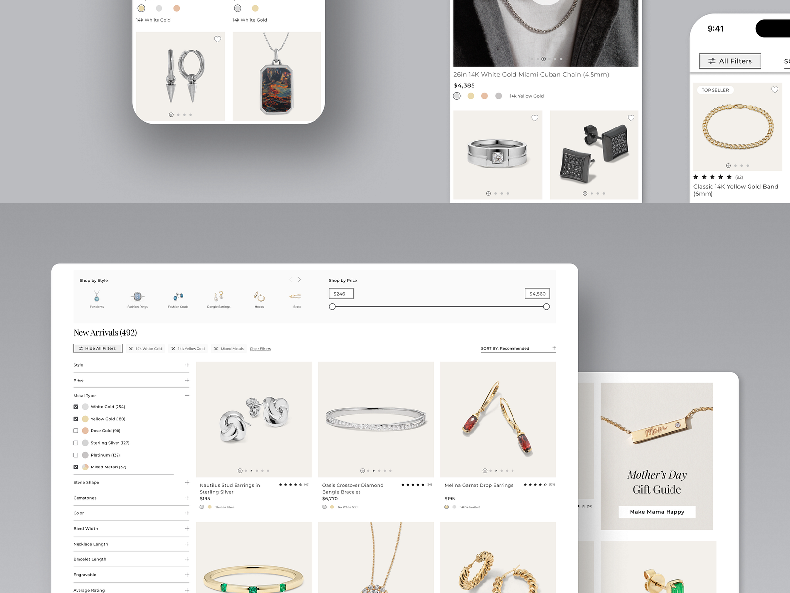 Product List Page (PLP) by Cory Bloor on Dribbble