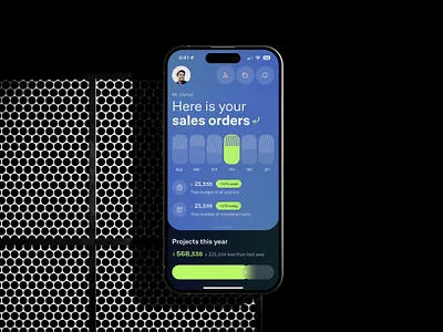 Sales Orders Analytics Mobile App analytics app design b2b business crm dashboard data design finance fintech ios mobile app optimization product design saas sales software ui ux