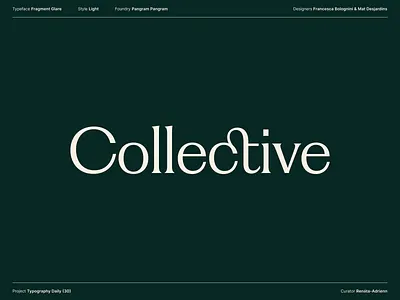 Daily Typography: Day 03 Fragment Glare art direction branding design design challenge logo minimalist type typography