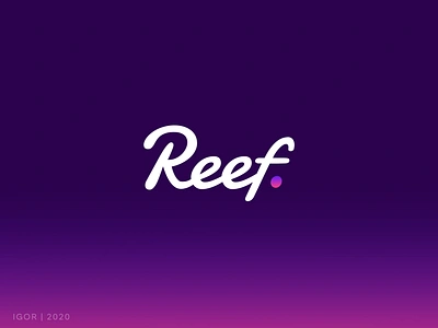 LOGO DESIGN | REEF | CRYPTO LOGO branding crypto graphic design logo logo design reef typography web3