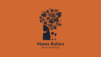 Logo for winery abstract bottle emblem glass grape graphic design logo logo design logotype minimal monogram plant wine wineglass winery woman