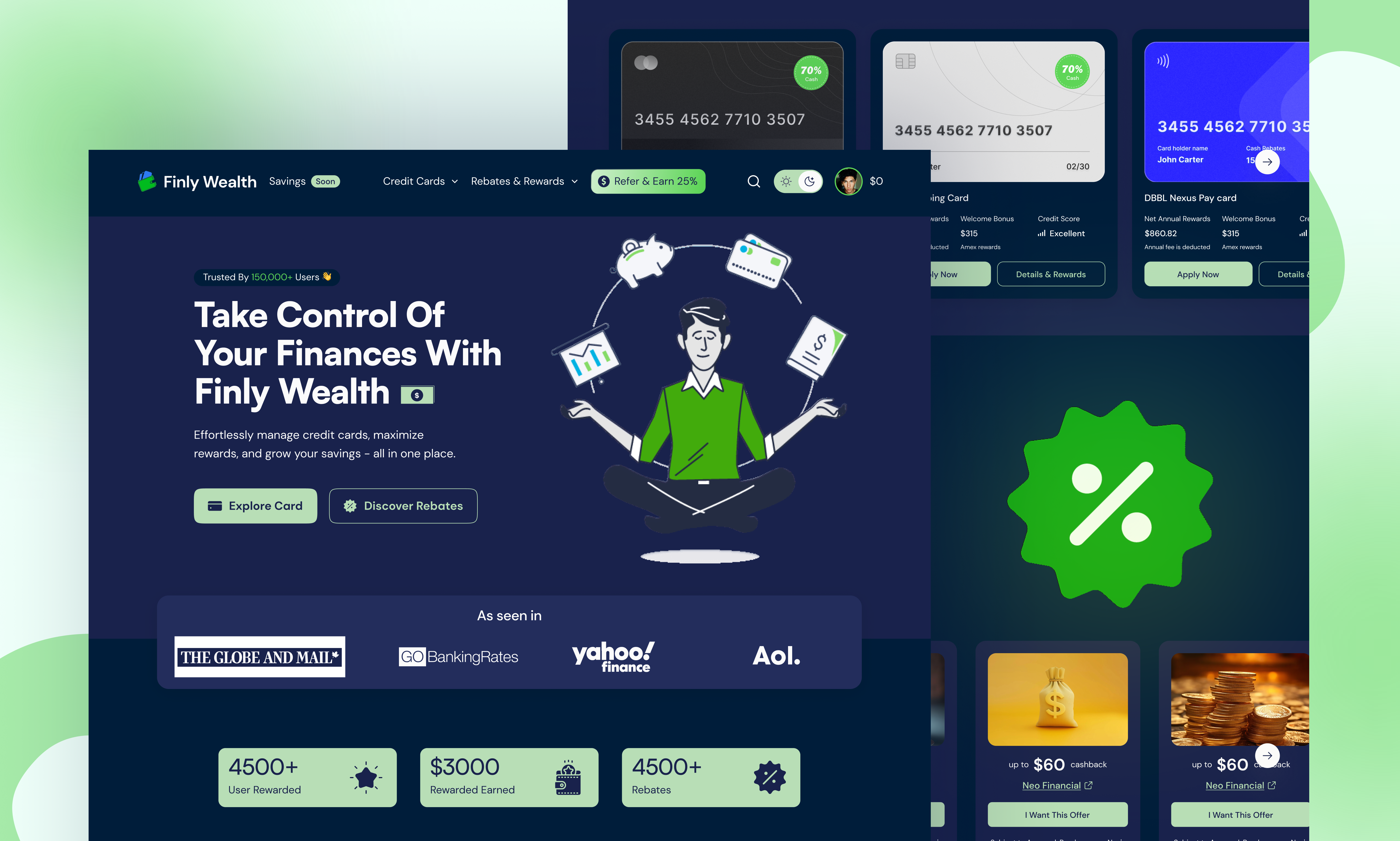 Example of Modern & High Converting Website Design