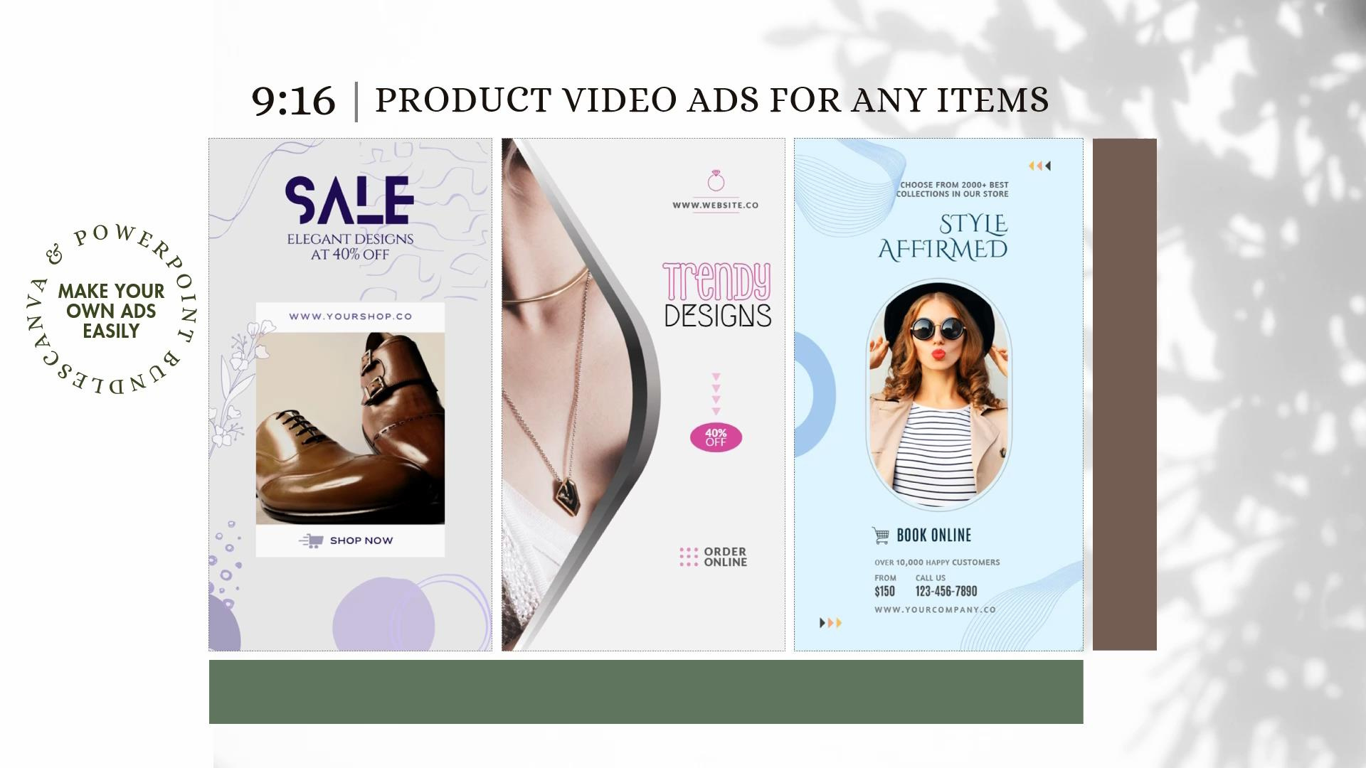 From Idea to Reality - Display Ads for Any Products animation branding canva instagram ads powerpoint template video ads youtube ads