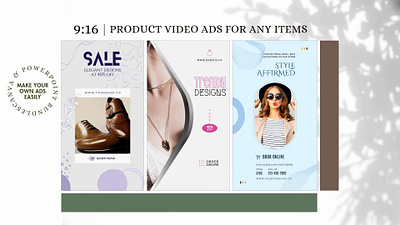 From Idea to Reality - Display Ads for Any Products animation branding canva instagram ads powerpoint template video ads youtube ads