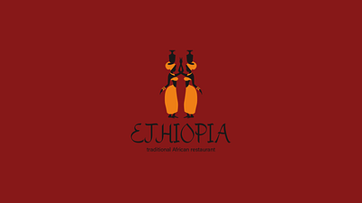 Logo for restaurant abstract africa beauty black women cafe coffe dance emblem food graphic design logo logo design logotype minimal monogram restaurant