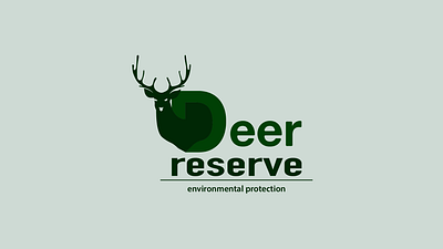 Logo for reserve abstract animal deer earth emblem graphic design logo logo design logotype minimal monogram mountain nature planet plant reserve wild wild nature