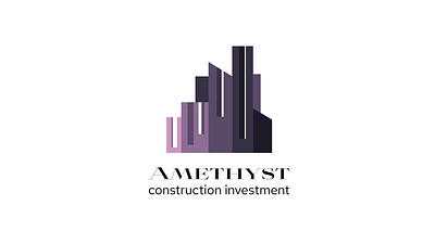 Logo for construction investment abstract city construction emblem graphic design house logo logo design logotype minimal monogram real estate skyscaper town
