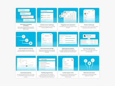 Feature Cards Design bento design user centered design