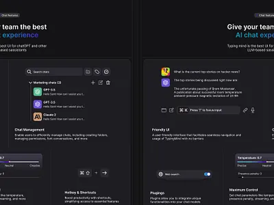 AI Powered virtual Assistance b2c saas ui