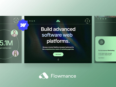 Elevate Your Agency with Marketino! 🚀 agency template design illustration template webflow webflow template webflowtemplate websitedesign