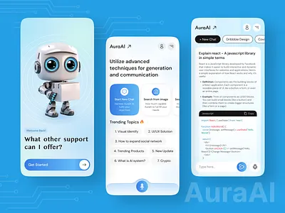 AI - Powered | ChatGPT | Fusion | AI Chat ai ai chat app application artigicialintelligence bot chat chatbot chatgpt chatgpt figma gpt language learning app minimal mobile design open ai ui ui8