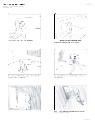 We Can Be Anything Storyboards storyboard