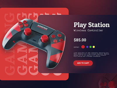 Game Controller graphic design ui