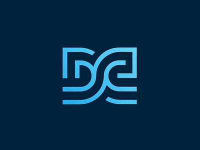 D E logo study branding graphic design logo